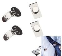 Invisible Magnetic Tie Stay, Magnetic Tie Clip, Magnetic Tie Clips for Men Invisible, Collar Bar Necktie Shirt Tie Clips Collar Stays Pin for Men Gifts