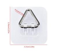 Invisible Plate Hangers, Adhesive Wall Mount Set, Display Holder with Stainless Steel Hooks, Sturdy Decorative Accessory, Wall Art Holder with Secure Design, Home Craft Organizer for Plates