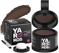 Invisible Powder For Roots,Waterproof Hair Concealer,Instant Effect,Thinning Hair Cover,Grey,Bald,3-Dark Brown