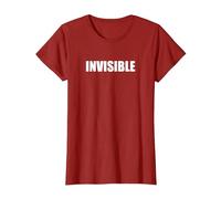 Invisible T-Shirt, Femme, Canneberge, 3XL