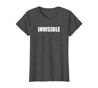 Invisible T-Shirt, Femme, Chiné Foncé, 3XL