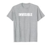 Invisible T-Shirt, Homme, Gris Chiné, 3XL