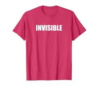 Invisible T-Shirt, Homme, Rouge Chiné, 3XL