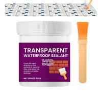 Invisible Waterproof Agent - Transparent Paint, Easy Brush On Application, Moisture Barrier Protection, Repair Coating | Wood Floor Bathroom Sealing, Wall Crack, Home