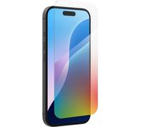 InvisibleShield Glass Elite VisionGuard, Apple, iPhone 16/iPhone 15, Antibactérien, Protection contre la lumière bleue, Anti-poussière, Résistant aux rayures, Transparent, 1 pièce