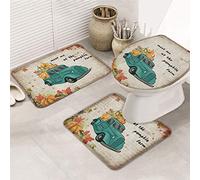 InvisibleWings Lot de 3 Tapis de Bain antidérapants