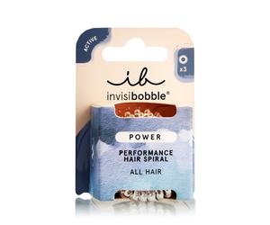 Invisibobble Active POWER élastiques cheveux- 3 pces couleur Crystal Clear