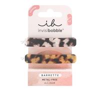 Invisibobble barrettes cheveux léopard Barrettes Havana Mama 2x | Barrette cheveux femme durable avec prise ferme | Barettes cheveux fille anti casse cheveux
