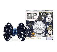 invisibobble Bowtique - Anneau à Cheveux Spirale avec Nœud - Princesse Disney Cendrillon - Accessoire de Bobine Élastique Forte Adhérence pour Femme - Doux pour les Filles Adolescentes et Cheveux