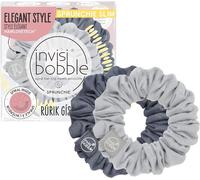 Invisibobble Chouchou Cheveux Bleu Sprunchie Slim X2 - Chouchou Satin - Scrunchies Avec Un Elastique En Spirale À L'interieur - Chouchou En Satin