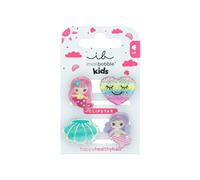 invisibobble Clipstar KIDS Mermaid Dreams (4 pièces) - Set de barrettes pour enfants & adultes - Designs scintillants avec sirènes & cœurs - Pour filles, garçons & petits fans de l'océan
