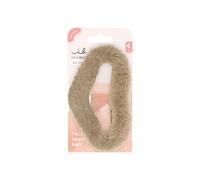 invisibobble CLIPSTAR L Fluffy Companion (1 pièce) - Grande pince à cheveux avec fourrure synthétique brune - Élégante, confortable & douce pour tous les types de cheveux