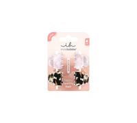 invisibobble CLIPSTAR Lot de 4 pinces à cheveux en forme de léopard pour fille, rose et marron, antidérapantes, conçues au cœur de Munich
