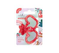 invisibobble - CLIPSTAR M Oasis Lover’s Nest - Pince à cheveux en forme de cœur - Accessoire capillaire stylé en rouge éclatant - Look tendance, maintien sûr, cheveux en bonne santé