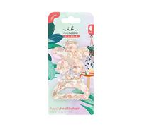 invisibobble - CLIPSTAR M Oasis Refreshed Bloom - Set de 2 pinces à cheveux - 1x forme fleur & 1x design classique en nuances douces de beige et rosé - Look tendance, maintien sécurisé