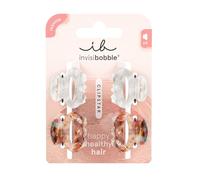 invisibobble Clipstar Petit Bijoux S | Accessoire de cheveux stylé et respectueux des cheveux | 4pc Multicolor