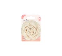 invisibobble Clipstar Spring Rose (1 pièce) - Barrette à cheveux pour femme et fille avec fleur 3D en blanc - Grande pince à cheveux pour cheveux fins - Accessoire de cheveux romantique pour chignon