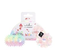 Invisibobble Elastique et Chouchou Cheveux Fille Kids Set 4x | Spirale Accessoire Cheveux Sans Douleur | Forte Tenue