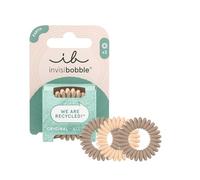 invisibobble élastiques spirales Earth Respiraled | Élastique en spirale pour femme et homme | Elastique invisible cheveux sans traces | Tenue forte | 3 pièces
