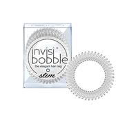 Invisibobble élastiques spirales transparent Slim Crystal Clear x3 - Élastique en spirale pour femme et homme - Elastique invisible cheveux sans traces