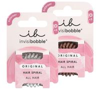 invisibobble Lot d'élastiques à cheveux (marron + transparent) 6 Stück