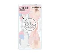 Invisibobble Noeud Cheveux Fille Blanc et Rose Avec Elastique Cheveux Spirale Bowtique duo X2 - Bijoux Cheveux Tresse Édition Limitée Nordic Breeze