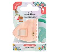 invisibobble – Pince à cheveux EVERCLAW S Oasis Coral Crush – Petite, sans métal, maintien sûr