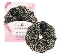Invisibobble Sprunchie Chouchou à cheveux Jungle (girafe) - Soft Scrunchie | Chouchou original - Doux et doux pour les cheveux - Motif girafe (jungle béton) - Conçu à Munich