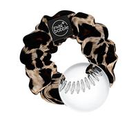 Invisibobble Sprunchie gros chouchou cheveux leopard Purrfection I Chouchou cheveux femme et homme en velours avec un elastique spirale I Forte tenue