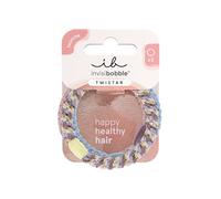 invisibobble - TWISTAR Lavender Braids - 3x élastiques violets effet tressé - Maintien doux, sûr & confort optimal - Hair Ties pour femmes & filles - Look tendance, respect des cheveux