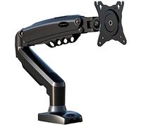 Invision Support Ecran PC Bras Simple pour Moniteurs de 19 à 32 Pouces, Pince de Bureau VESA 75/100mm, Réglage Hauteur sans Outil avec Incline Pivote Tourne, Capacité de Charge Accrue de 2-9kg (MX200)