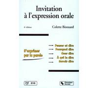 Invitation à l'expression orale, 6e édition