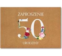 Invitation Anniversaire 50 ZT39 (10pcs)