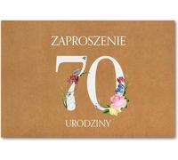 Invitation anniversaire 70 ZT41 (10pcs)