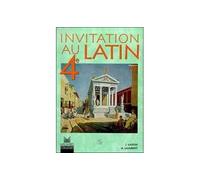 Invitation au latin 4e (1998) - Manuel élève - Jacques Gason - Magnard - broché - Livre