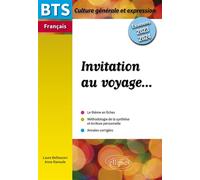 Invitation au voyage... Culture générale et expression. Examen 2023 et 2024 2023-2024 - Laure Belhassen - Ellipses - broché - Scolaire / Universitaire