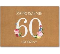 Invitation d'anniversaire 60 ZT40 (10pcs)