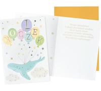 Invitation Happy Whale Birthday - Parfaite pour un anniversaire Des chiffres et un design joyeux pour rendre votre fête inoubliable