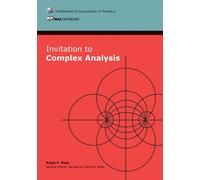 Invitation To Complex Analysis