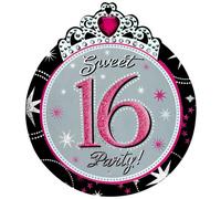 Invitations Amscan Sweet 16, 8 pièces SG11342 (taille unique) (Coloré)