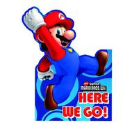 Invitations Anniversaire - Super Mario Bros - 6 Cartons - Enveloppes Blanches - Mixte
