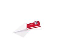 invitations Bayern Munich 14x8 cm carton rouge 8 pièces