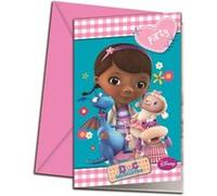 Invitations Docteur La Peluche© x6