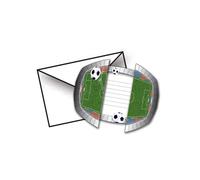 Invitations Stade de Foot x8 Multicolor
