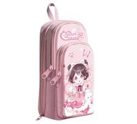 Invite Enterprise Trousse à crayons 3D EVA sur le thème de dessin animé - Pochette multifonction à fermeture éclair pour enfants, filles - Trousse à stylos et crayons pour l'école, boîte de rangement