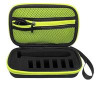 INVODA Étui de rasoir de voyage compatible avec Philips Norelco QP2724/90 - Boîte de rangement étanche et portable pour rasoir QP2520/90 QP2630/72 QP2724/70 QP2834/70 (vert)