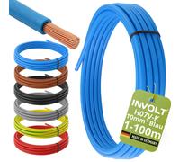INVOLT H07V-K 10mm² Câble Monoconducteur 3m-100m Couleur au Choix PVC