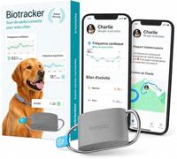 Invoxia Biotracker Édition 2026 GPS Santé pour Chien | GPS temps réel 4G, suivi cardiaque et respiratoire, alertes anti-fugue, IA embarquée, abonnement 1 an inclus