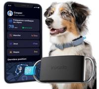 Invoxia Traceur GPS & Santé Minitailz pour chien - Localisation temps réel, Alertes anti-fugue, 1 an