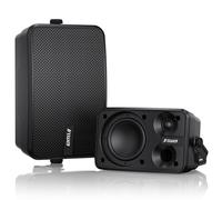 Inwa Enceintes Bluetooth Extérieures, 400W Haut-Parleur Murale Active Passive, Système Stéréo sans Fil Étanche Intérieur/Extérieur avec Entrée Aux (Lot de 2 MZ622, 1 Adaptateur&Télécommande, RMS 40W)